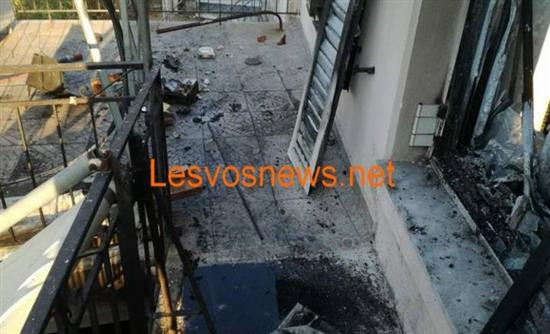 Τραγωδία με δύο αδέλφια στη Λέσβο: Εικόνες – σοκ από το καμένο σπίτι